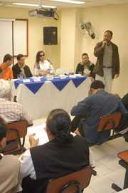 Sala de palestras - foto: O Fluminense (Leonardo Fonseca)